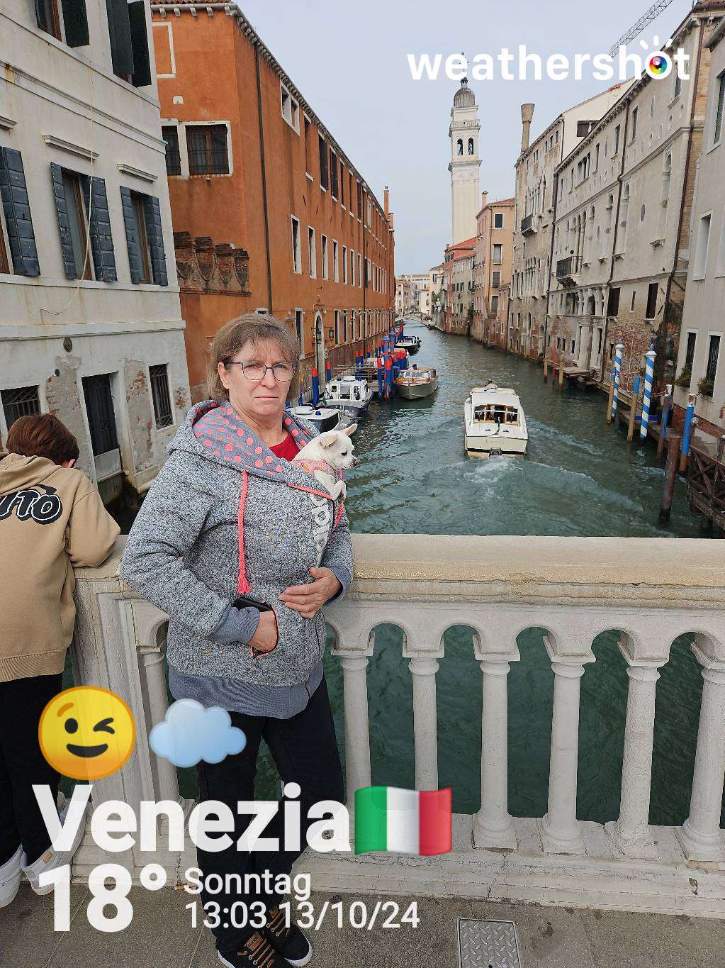 Cloudy weather in Venezia, 18°C — October 13, 2024 (community photo)