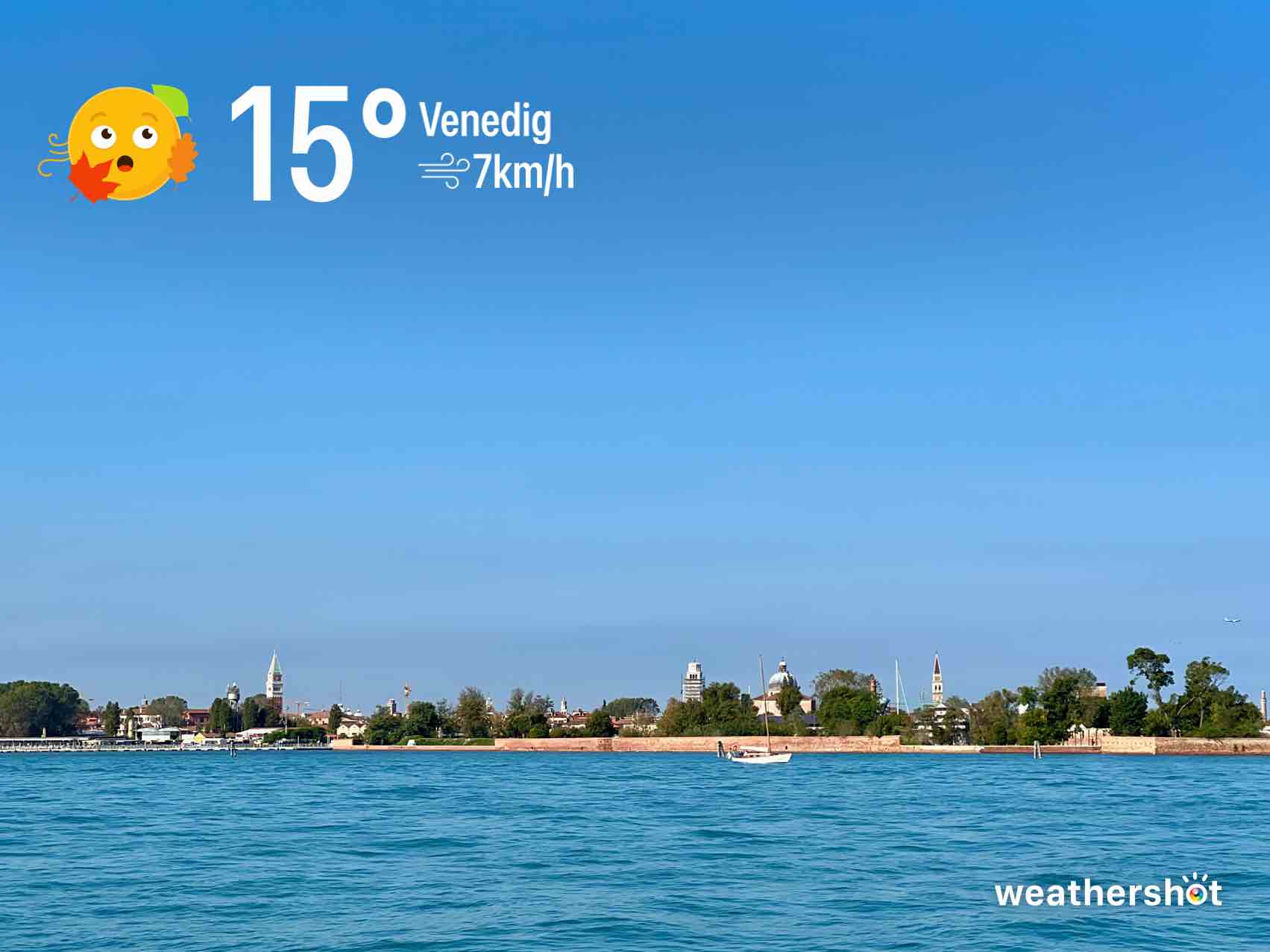 Clear weather in Venezia, 15°C — October 7, 2025 (community photo)