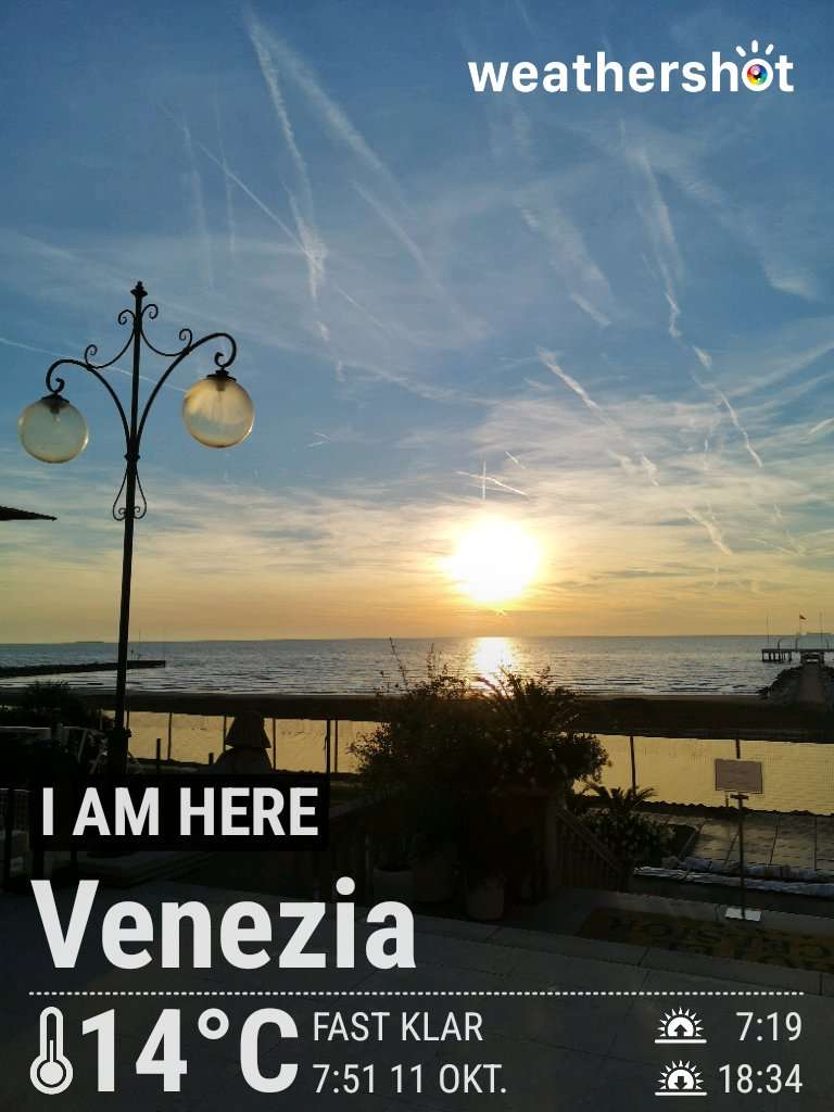 Clear weather in Venezia, 14°C — October 11, 2025 (community photo)