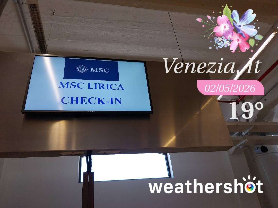 Sunny weather in Venezia, 19°C — May 2, 2026 (community photo)