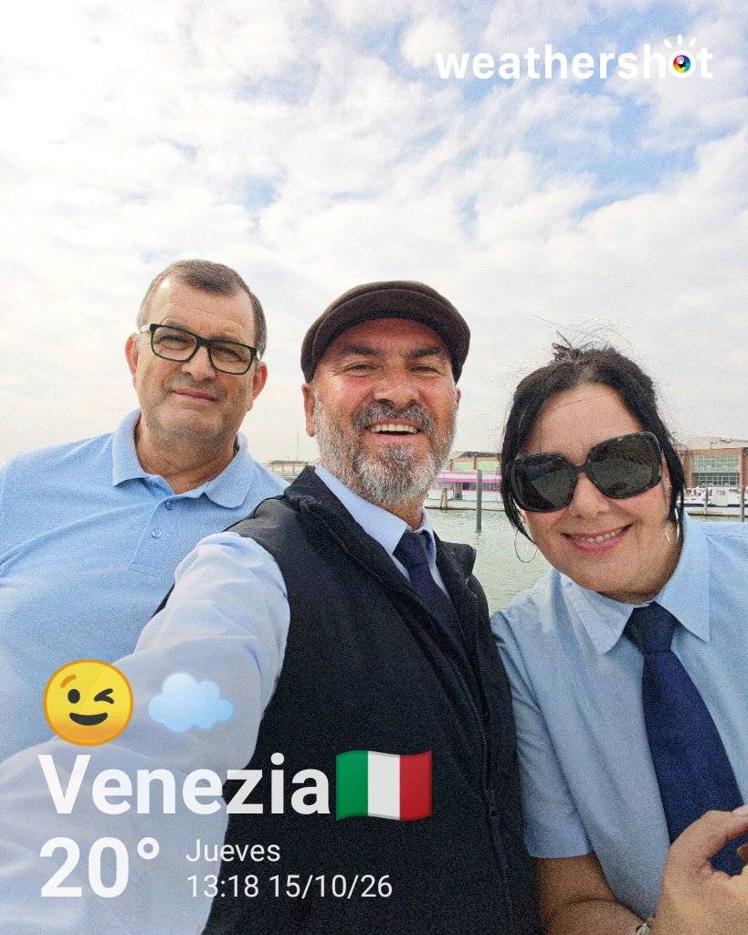 Cloudy weather in Venezia, 20°C — October 15, 2026 (community photo)