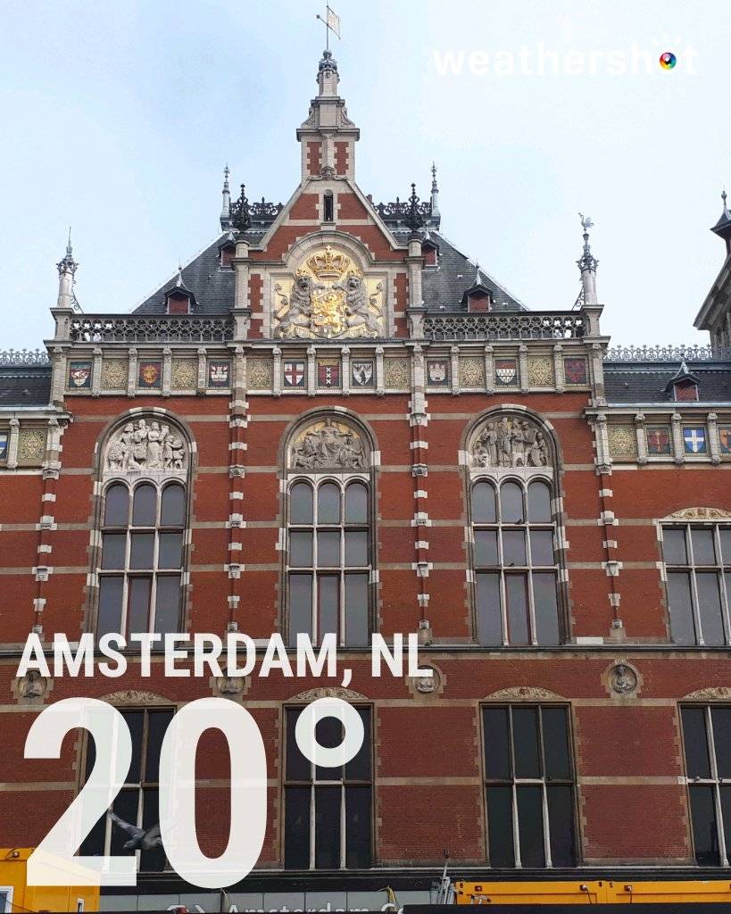 Weather in Amsterdam, 20°C — September 2, 2026 (community photo)