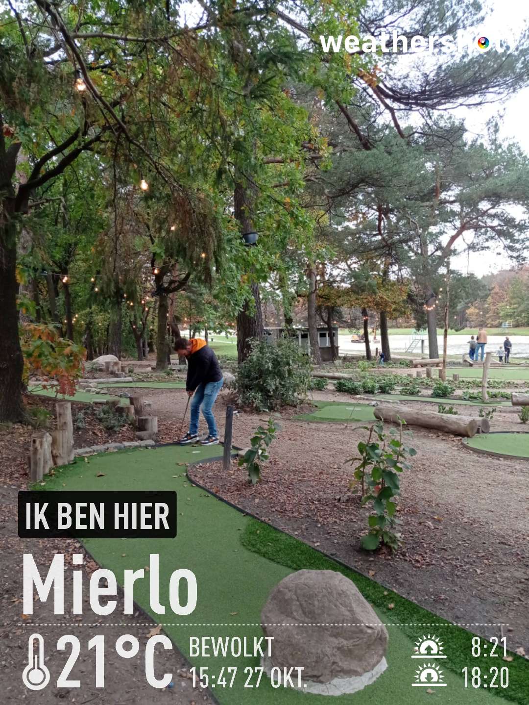 Cloudy weather in Mierlo, 21°C — October 27, 2022 (community photo)