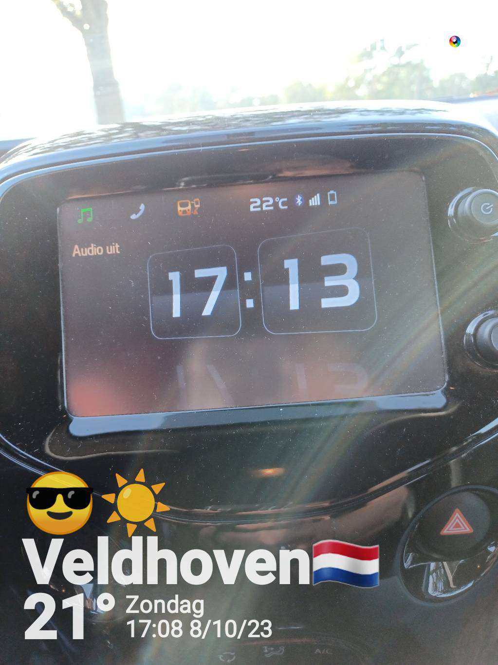 Clear weather in Veldhoven, 21°C — October 8, 2023 (community photo)