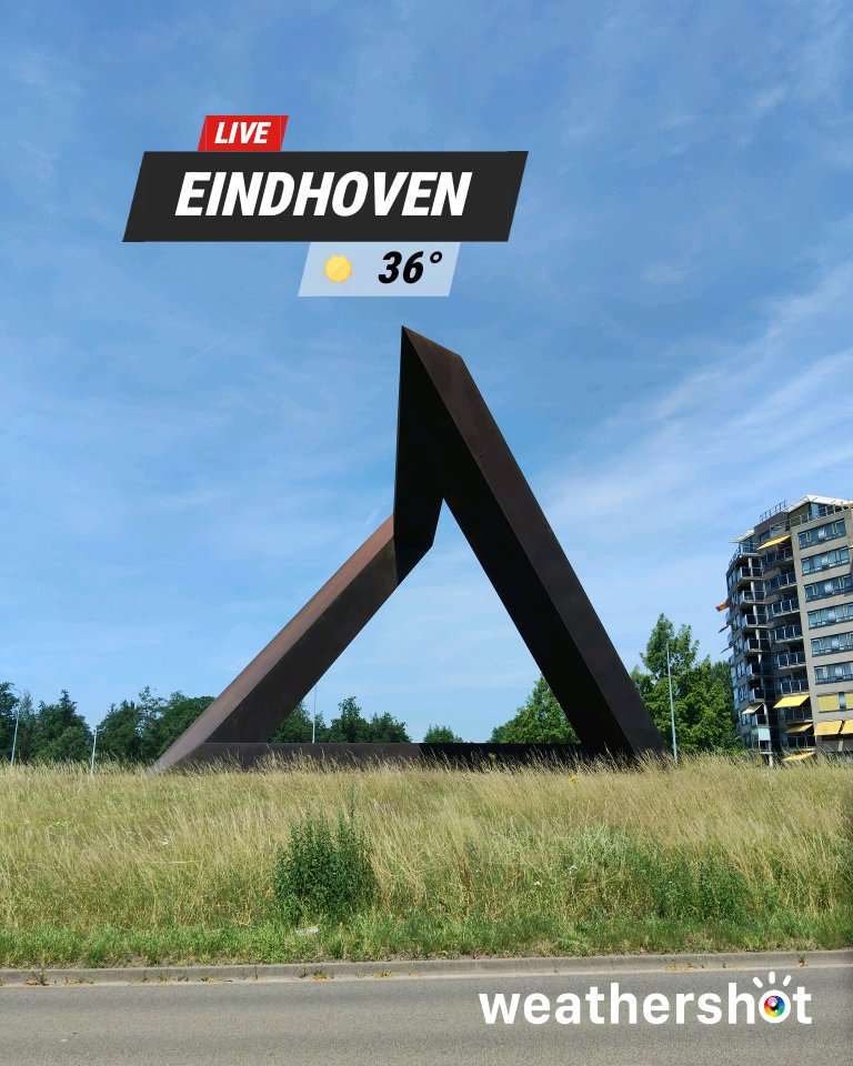 Clear weather in Eindhoven, 36°C — June 26, 2026 (community photo)