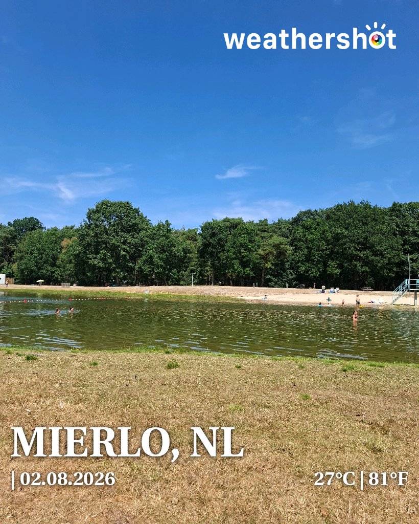 Sunny weather in Mierlo, 27°C — August 2, 2026 (community photo)