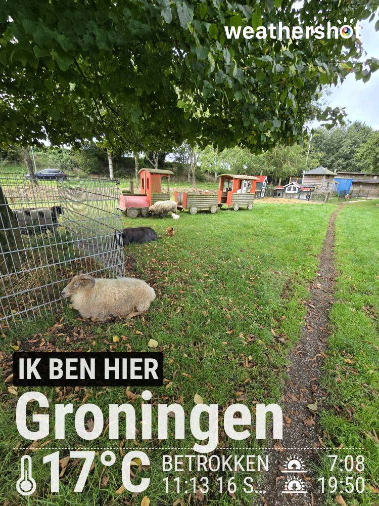 Clear night weather near Groningen, 27°C — September 16, 2024 (community photo)