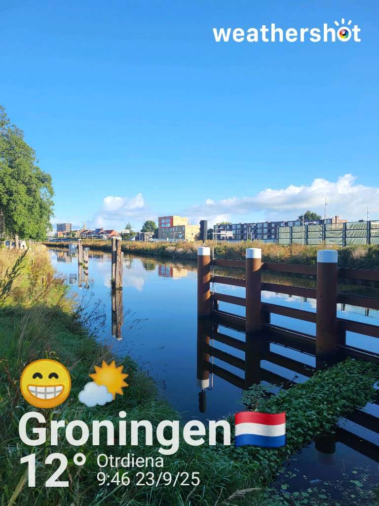 Cloudy night weather near Groningen, 10°C — September 23, 2025 (community photo)
