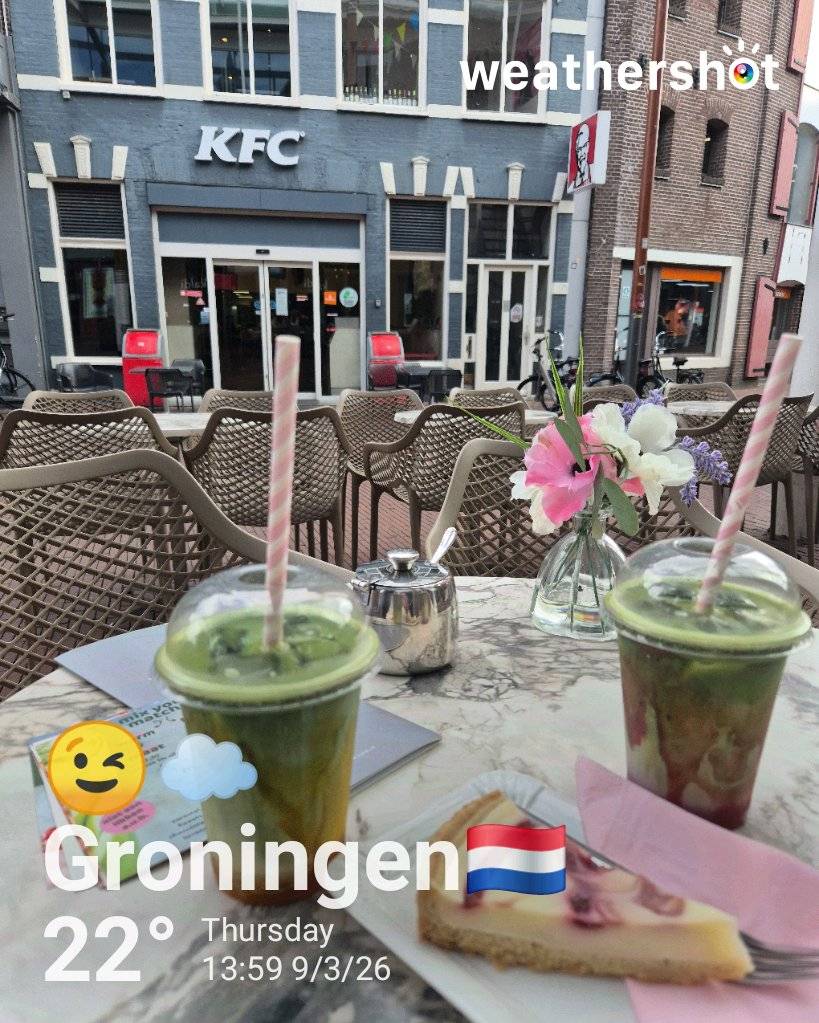 Cloudy weather near Groningen, 22°C — September 3, 2026 (community photo)