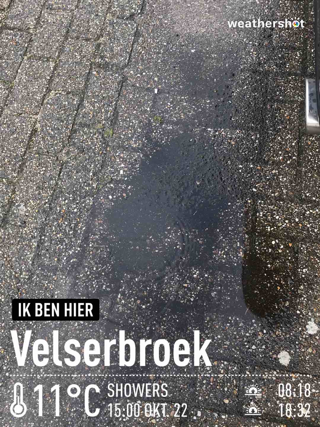 Weather in Velserbroek, 11°C — October 22, 2021 (community photo)