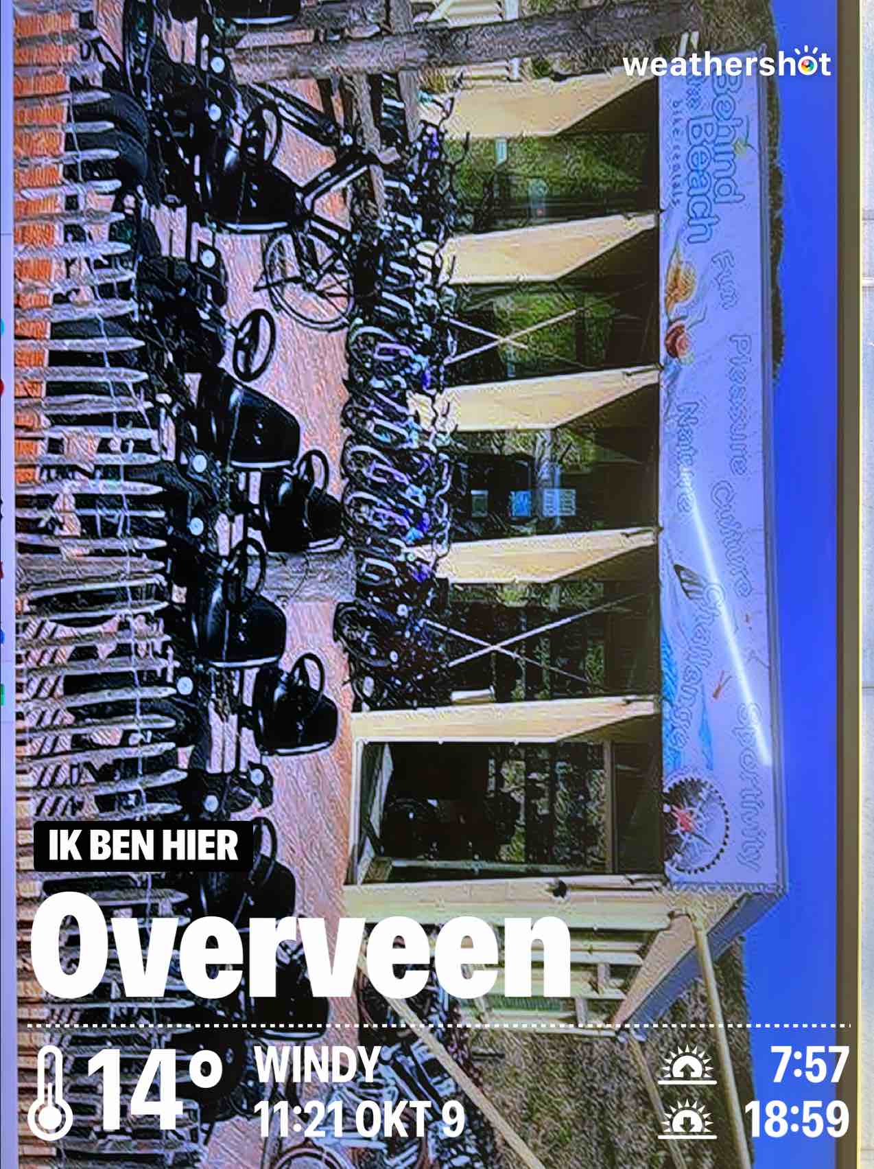 Weather in Overveen, 14°C — October 9, 2024 (community photo)