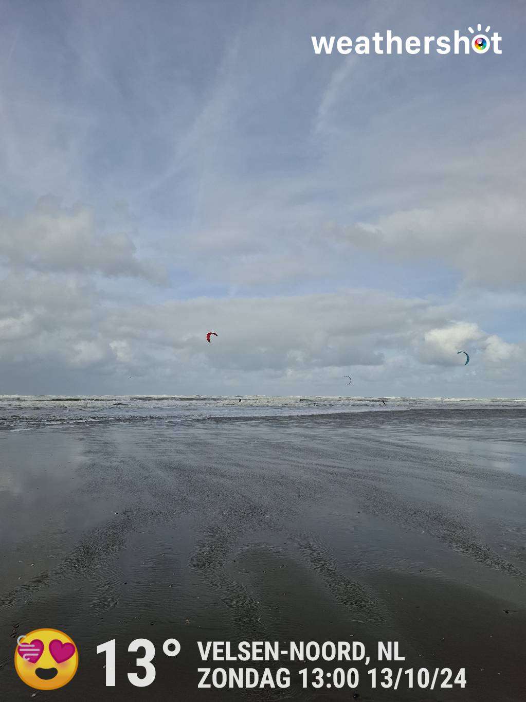 Weather in Velsen-Noord, 13°C — October 13, 2024 (community photo)