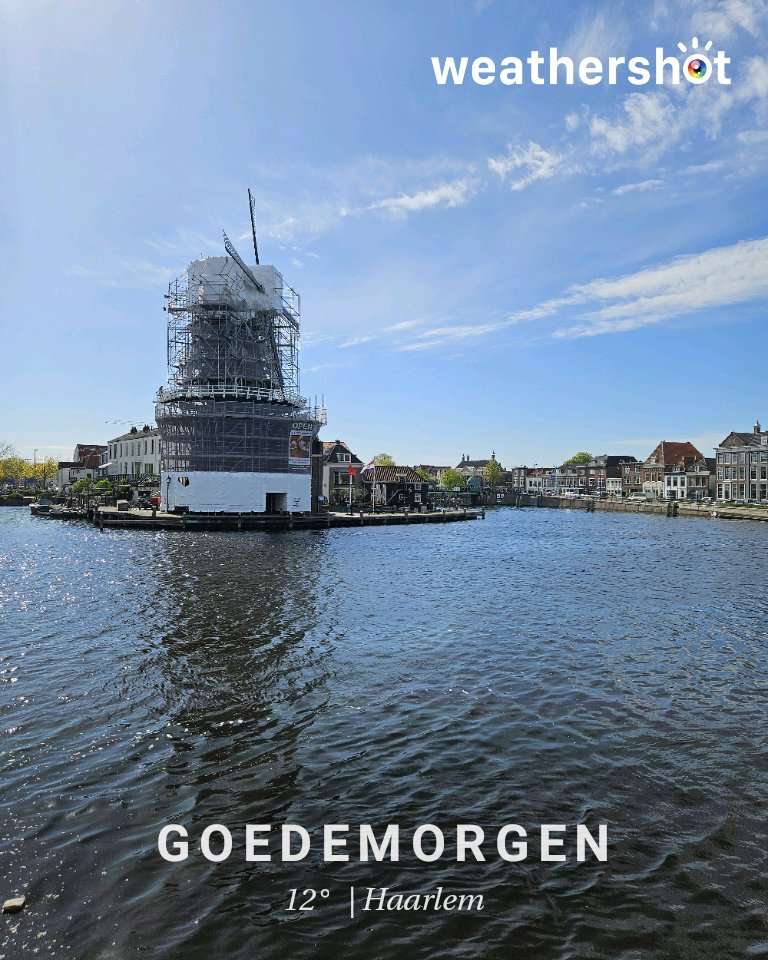 Weather in Haarlem, 12°C — April 28, 2026 (community photo)