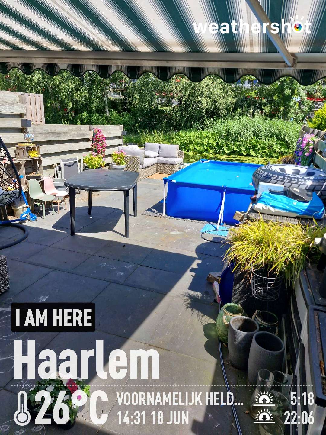 Clear weather in Haarlem, 26°C — June 18, 2026 (community photo)