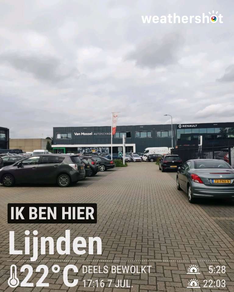 Partly cloudy weather in Lijnden, 22°C — July 7, 2026 (community photo)