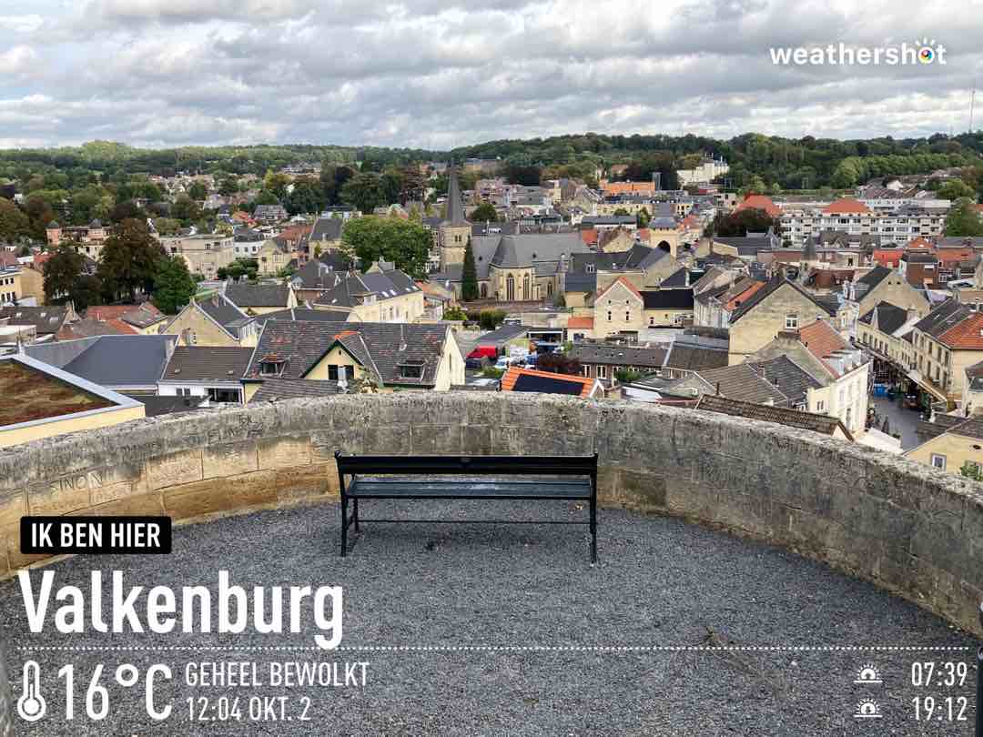 Cloudy weather in Valkenburg, 16°C — October 4, 2021 (community photo)