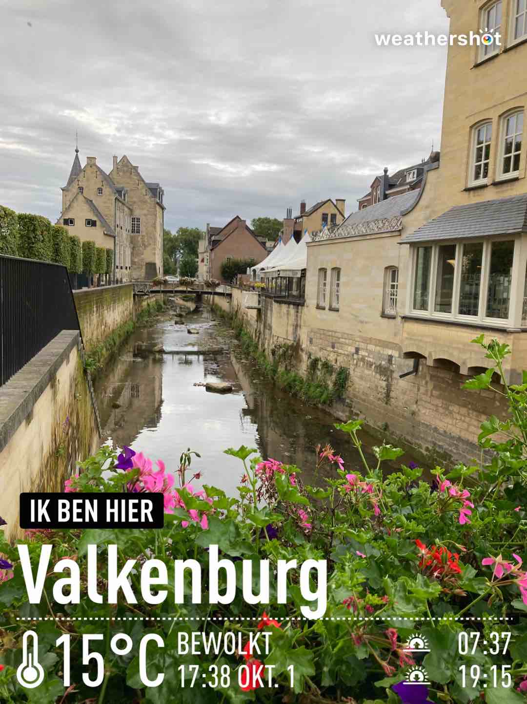 Cloudy weather in Valkenburg, 15°C — October 4, 2021 (community photo)