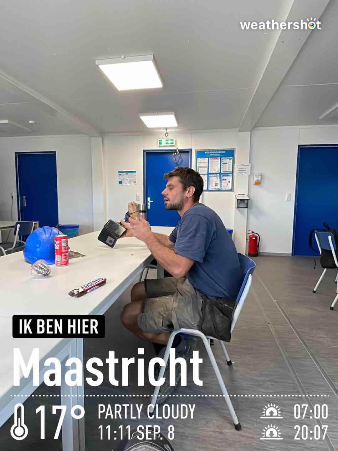 Weather in Maastricht, 17°C — September 8, 2022 (community photo)