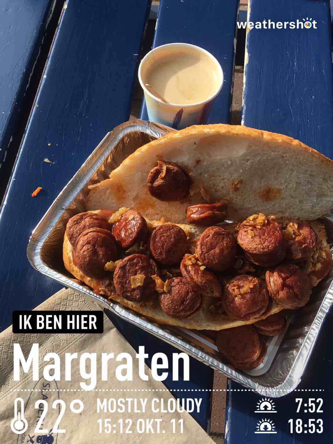 Weather in Margraten, 22°C — October 11, 2023 (community photo)