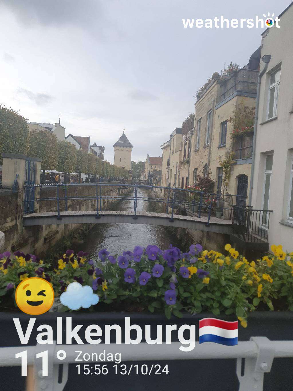 Cloudy weather in Valkenburg, 11°C — October 13, 2024 (community photo)