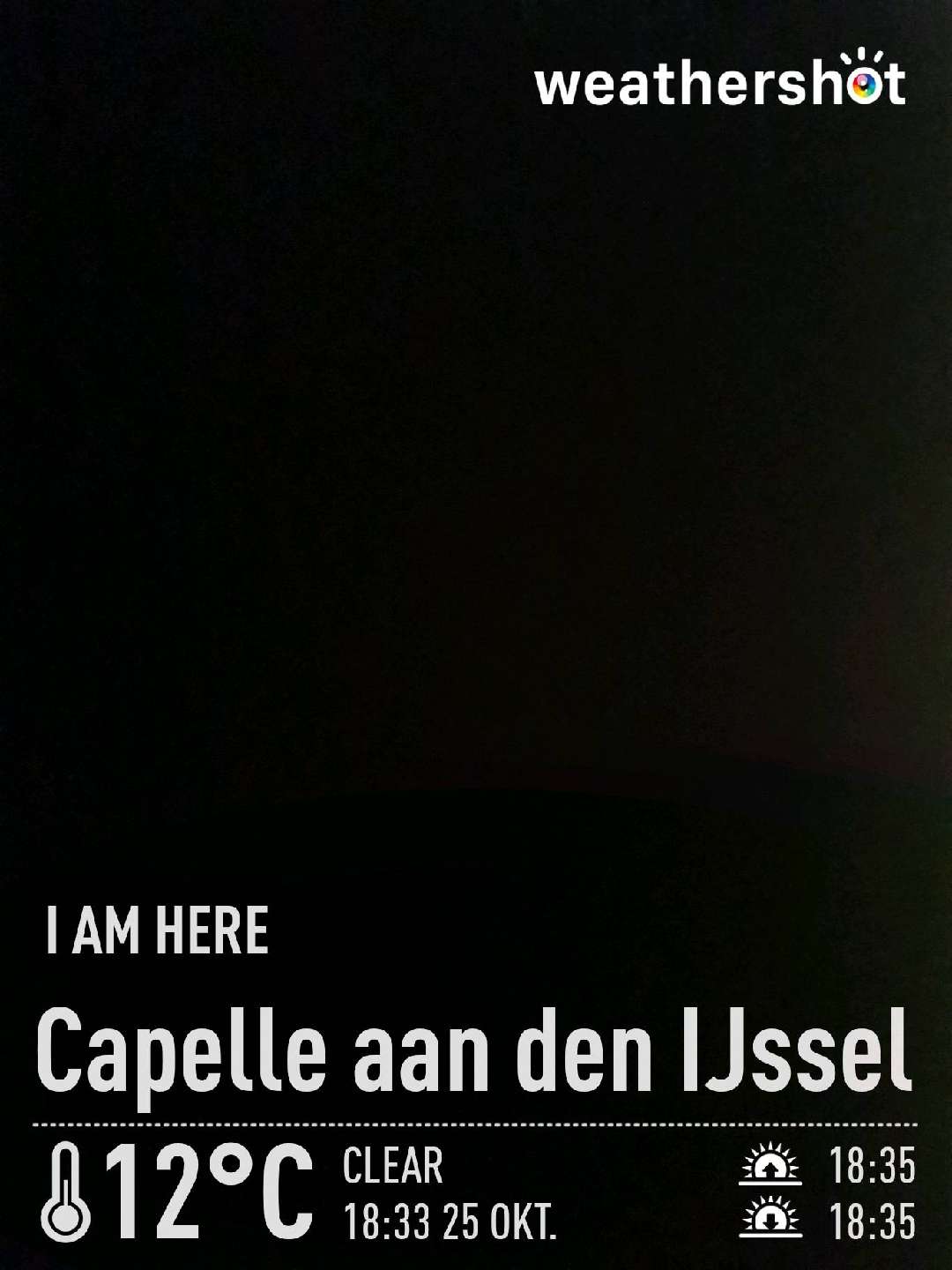 Weather in Capelle aan den IJssel — October 25, 2021 (community photo)
