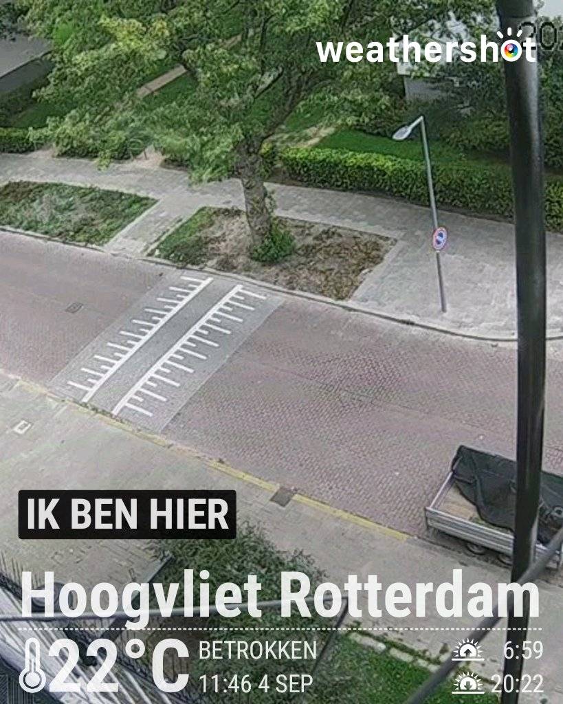 Weather in Hoogvliet Rotterdam, 22°C — September 4, 2026 (community photo)