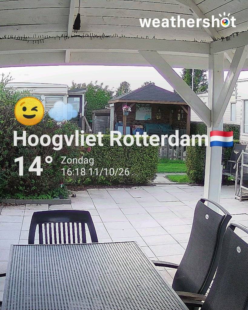 Cloudy weather in Hoogvliet Rotterdam, 14°C — October 11, 2026 (community photo)