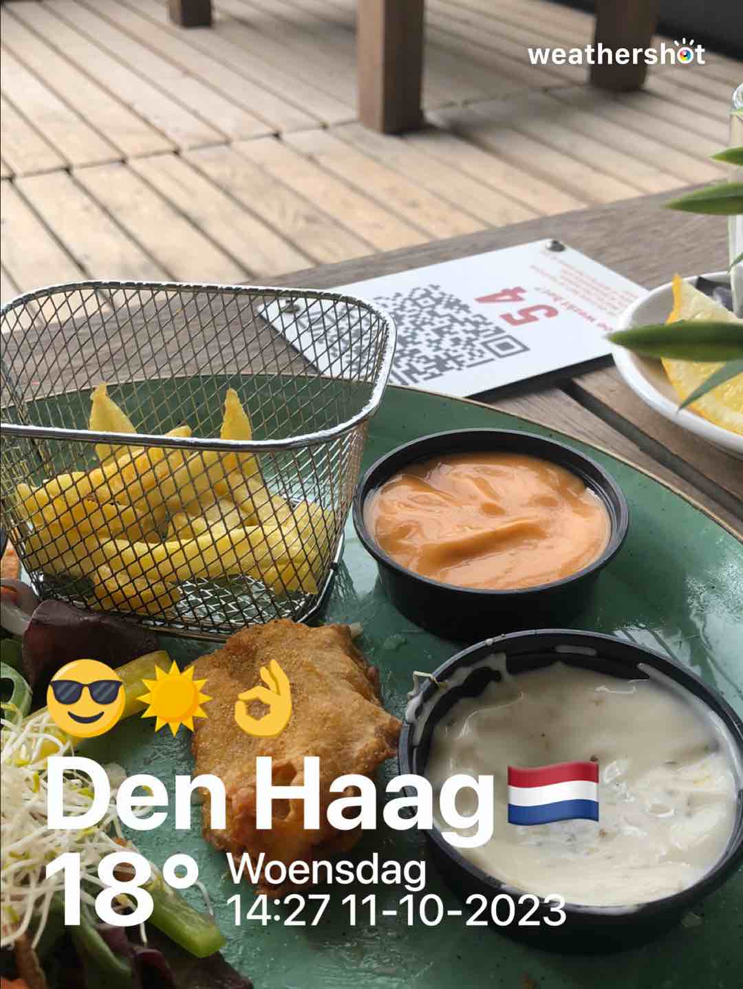 Clear weather in Den Haag, 18°C — October 11, 2023 (community photo)