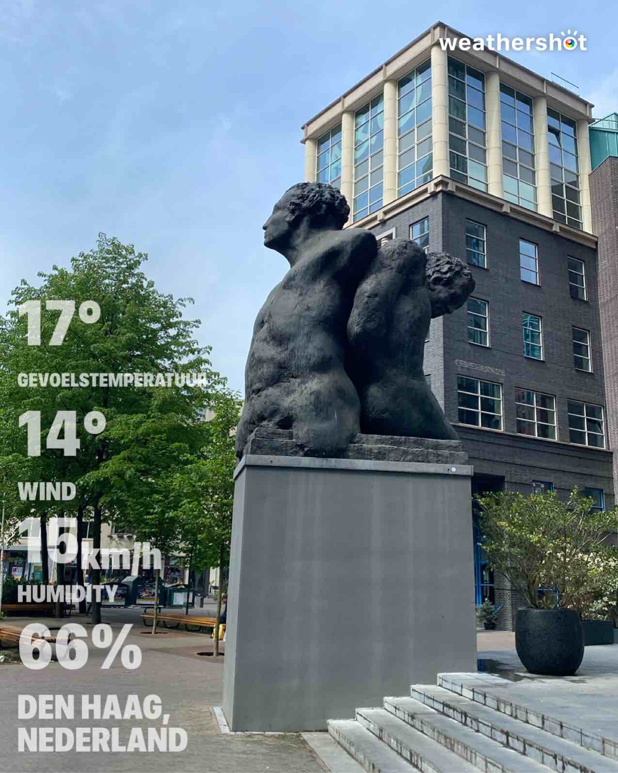 Cloudy weather in The Hague, 17°C — May 2, 2026 (community photo)
