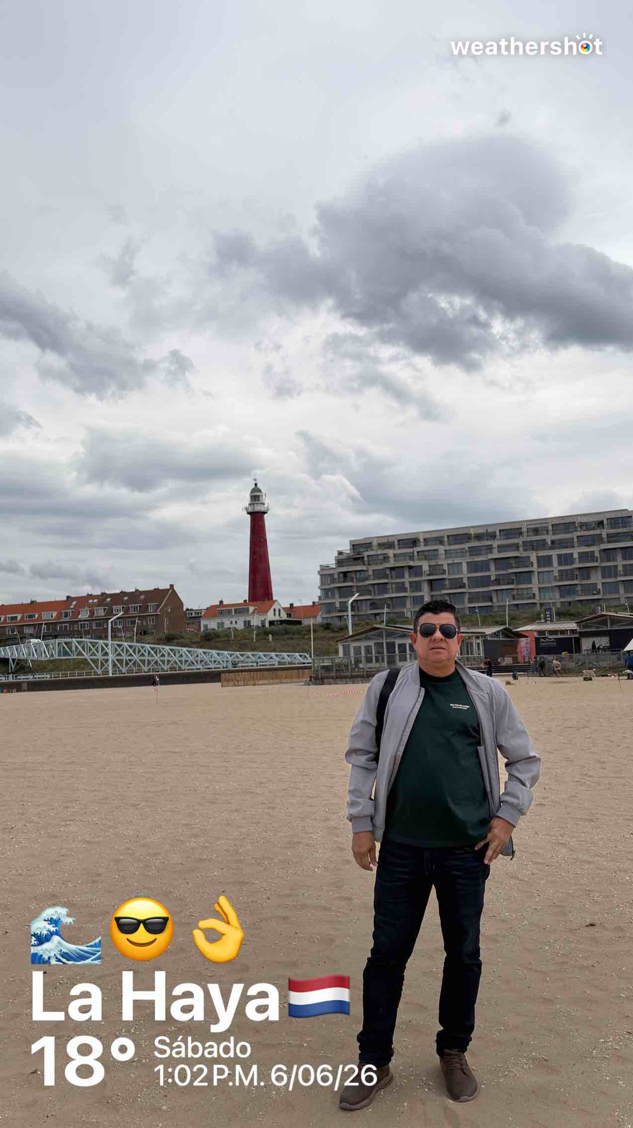 Rainy weather in Den Haag, 18°C — June 6, 2026 (community photo)