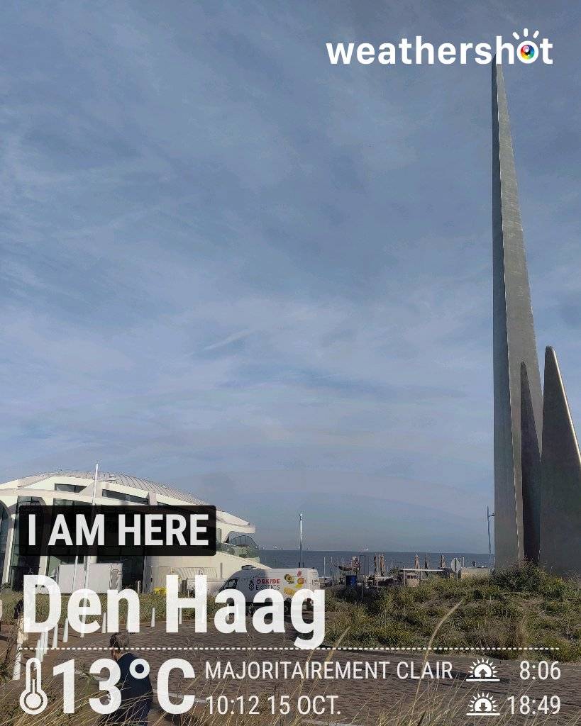 Clear weather in Den Haag, 13°C — October 15, 2026 (community photo)