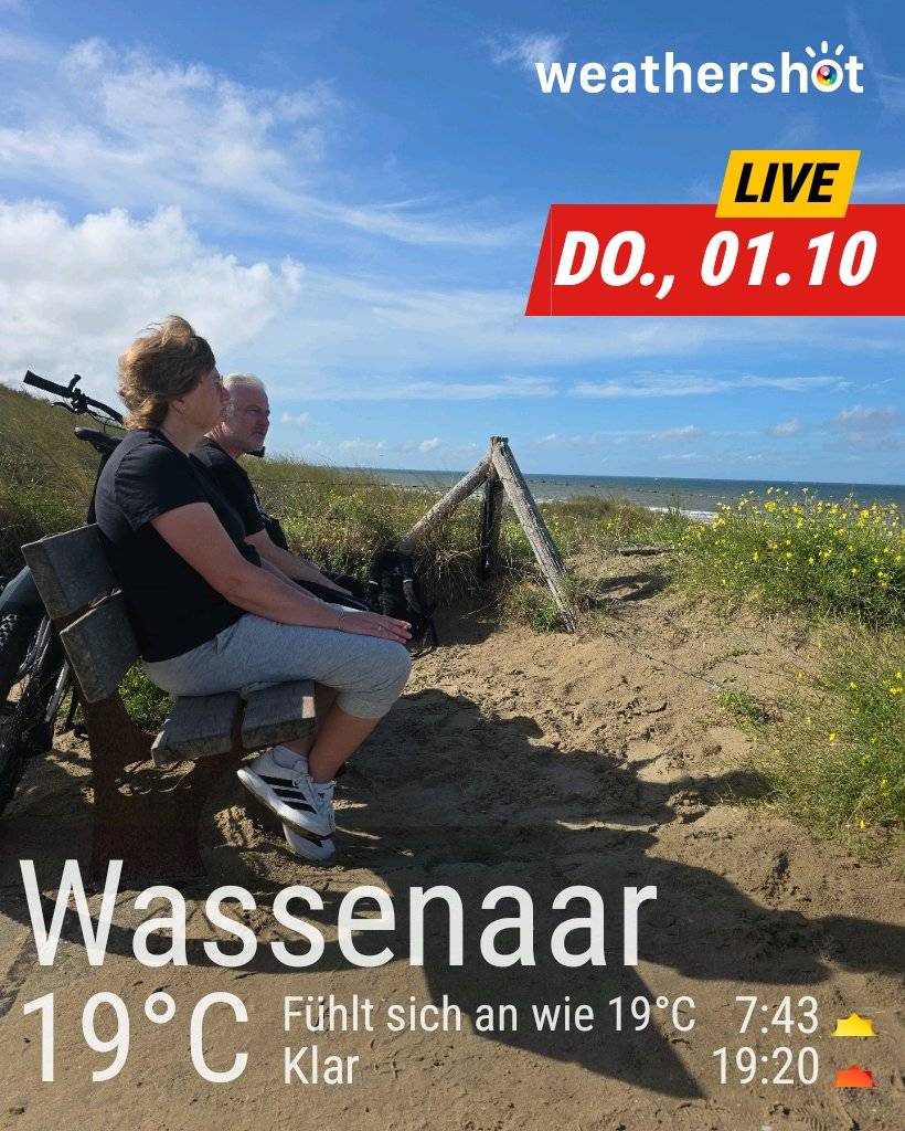 Sunny weather in Wassenaar, 19°C — October 1, 2026 (community photo)