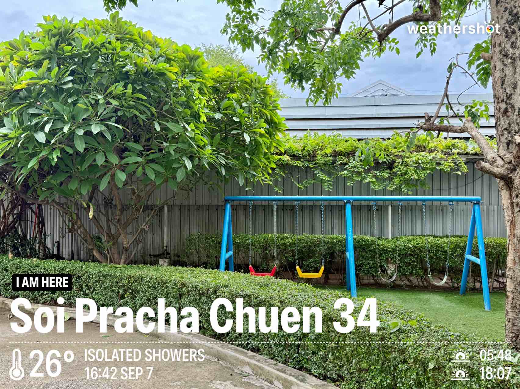 Weather in Krung Thep Maha Nakhon, 26°C — September 7, 2025 (community photo)