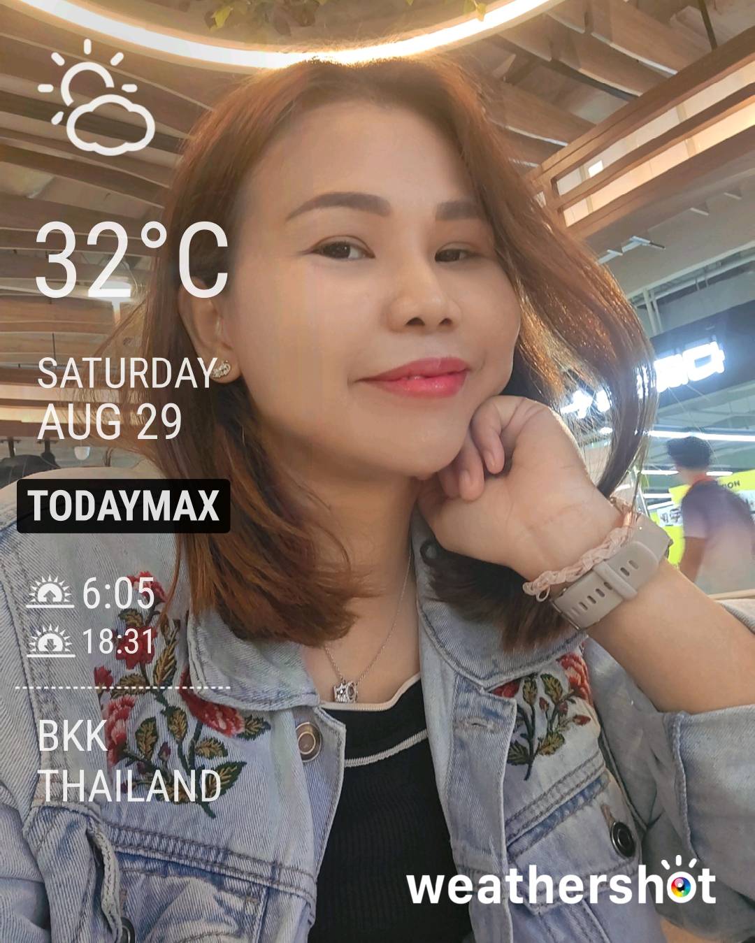 Partly cloudy weather in Krung Thep Maha Nakhon, 32°C — August 30, 2026 (community photo)