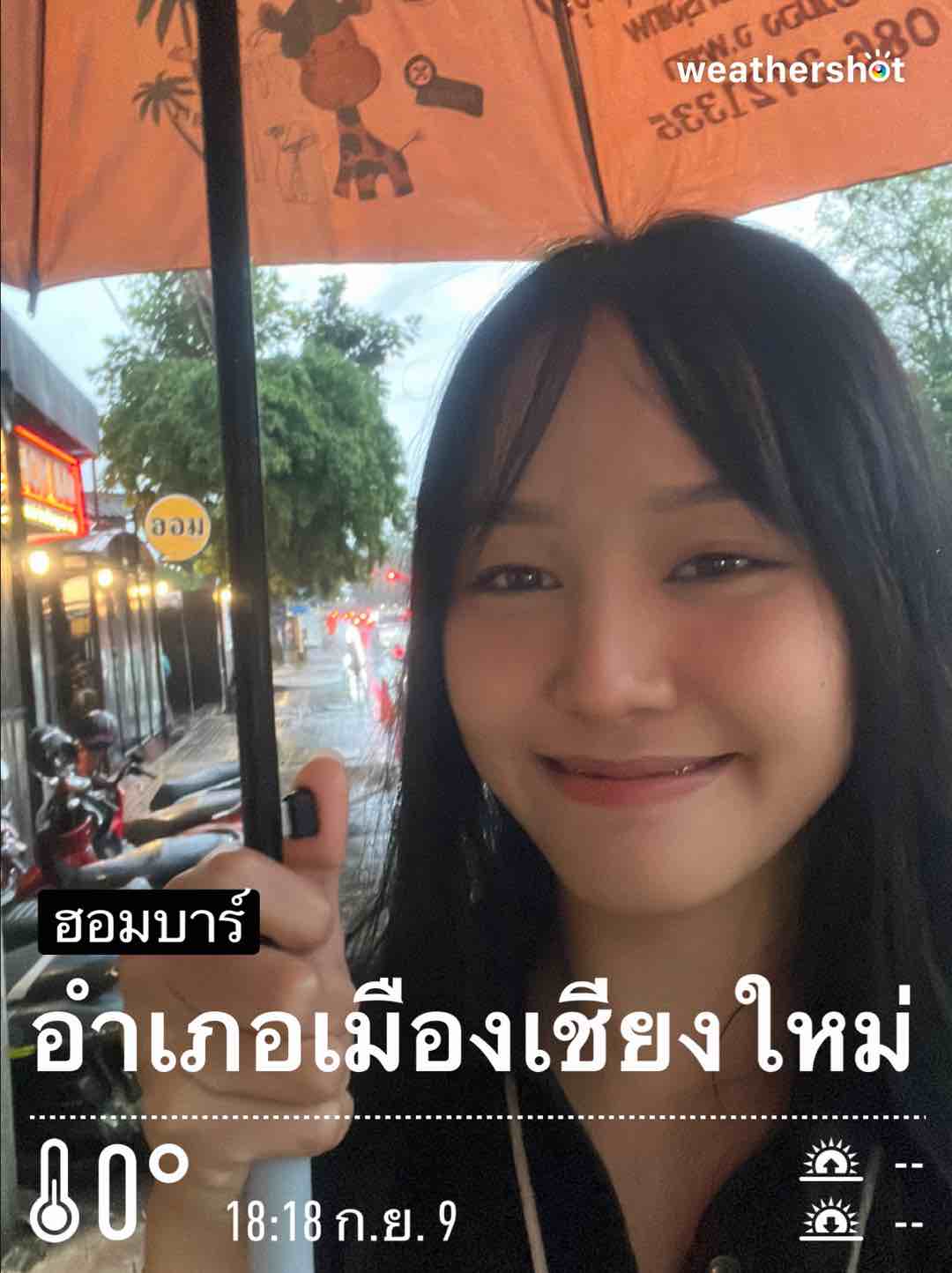 Weather in Amphoe Mueang Chiang Mai, 24°C — September 9, 2022 (community photo)