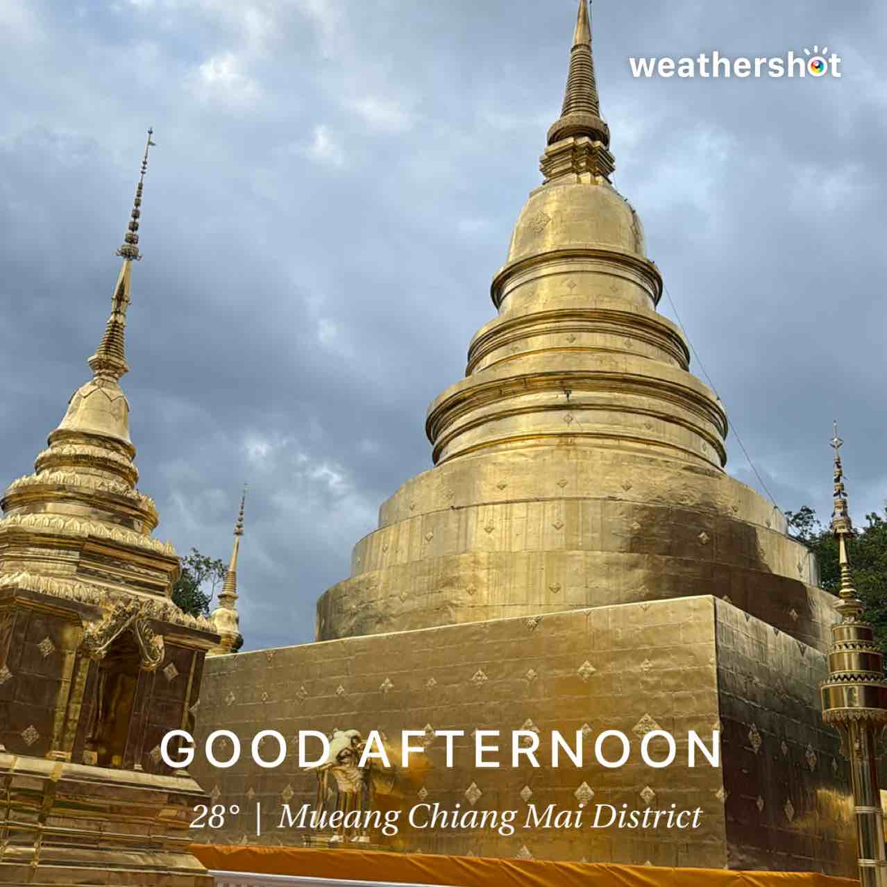 Weather in Mueang Chiang Mai District, 28°C — 24 ตุลาคม 2025 (community photo)