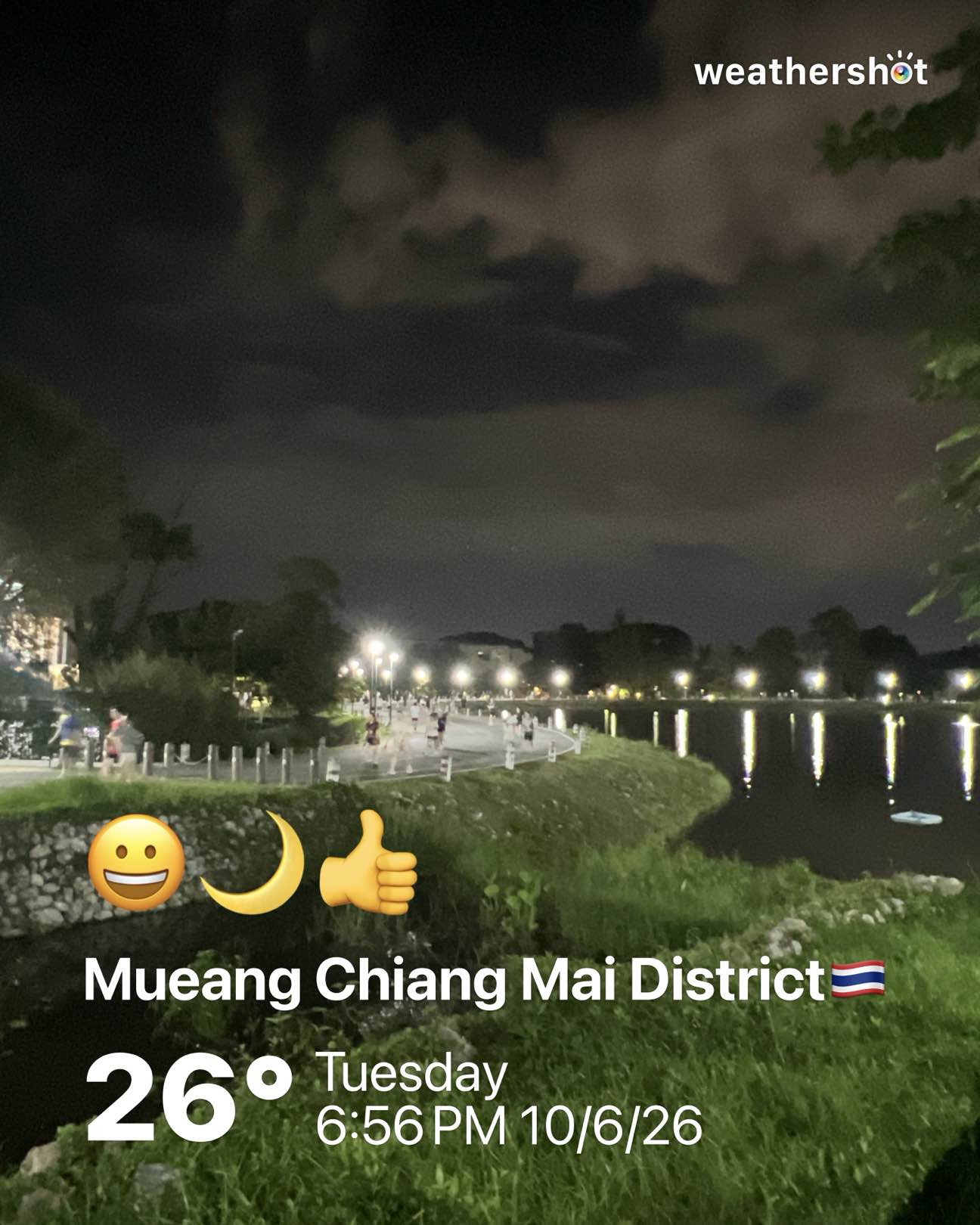 Clear weather in Mueang Chiang Mai District, 26°C — 6 ตุลาคม 2026 (community photo)