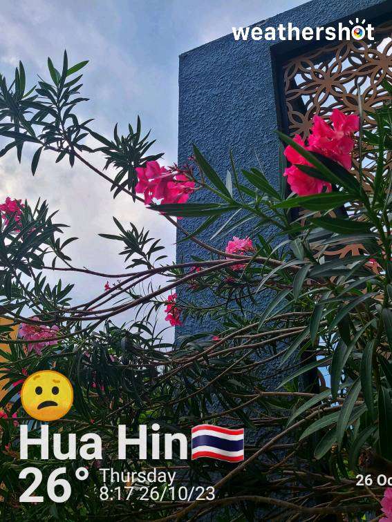 Weather in Hua Hin — October 26, 2023 (community photo)