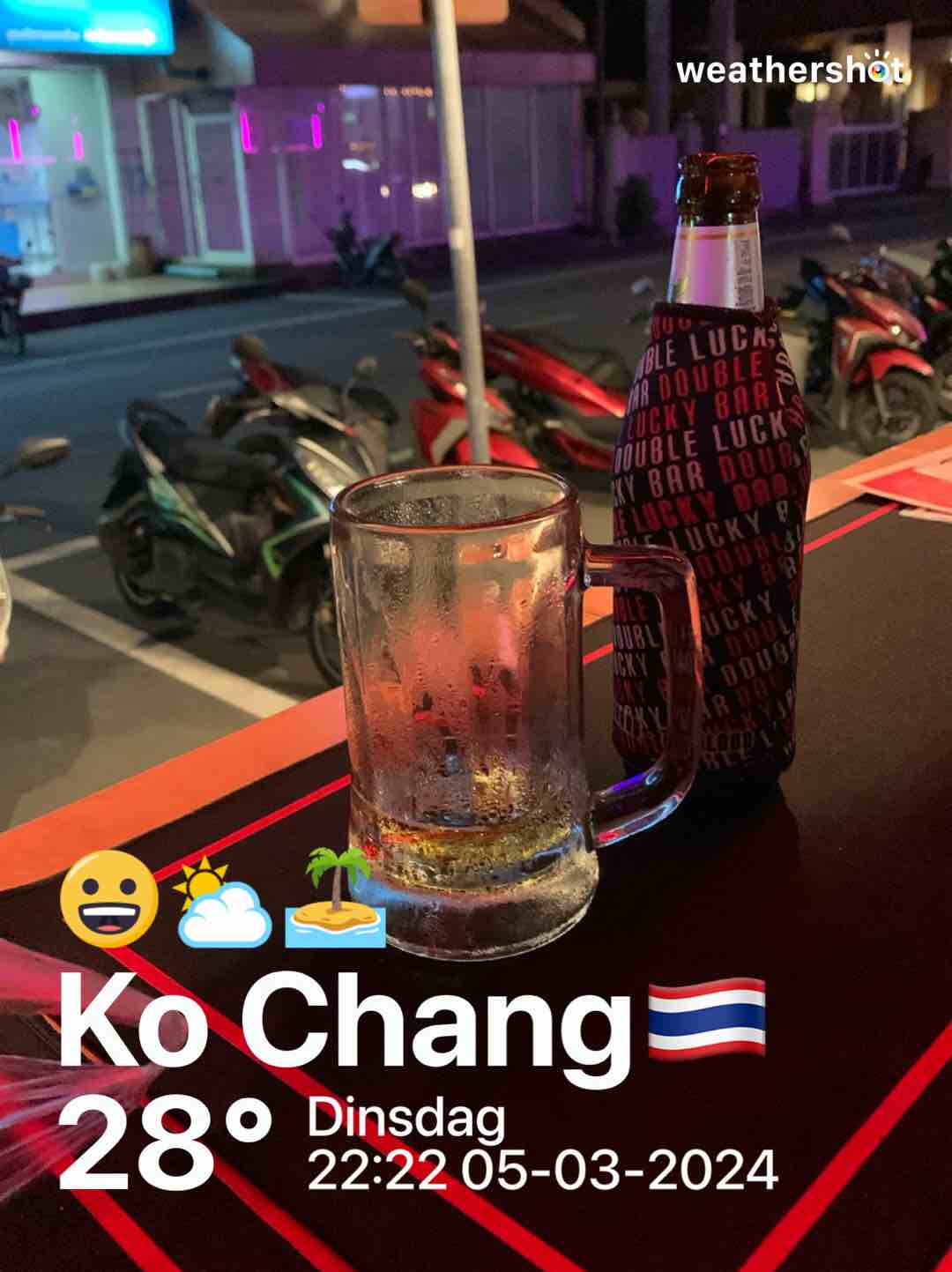 Partly cloudy weather in Tambon Ko Chang, 28°C — March 5, 2024 (community photo)