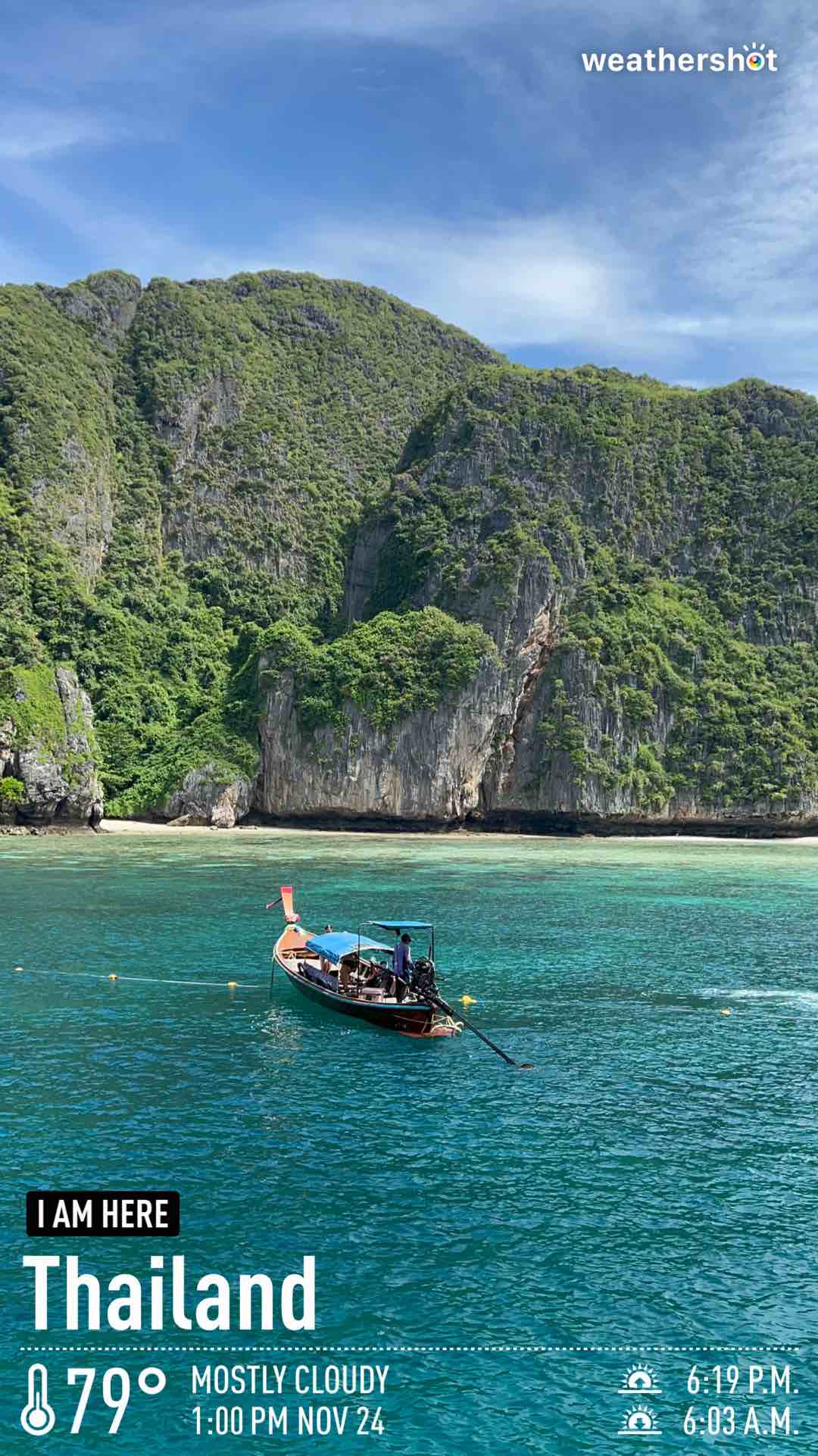 Weather near Koh Phi Phi, 26°C — December 13, 2023 (community photo)