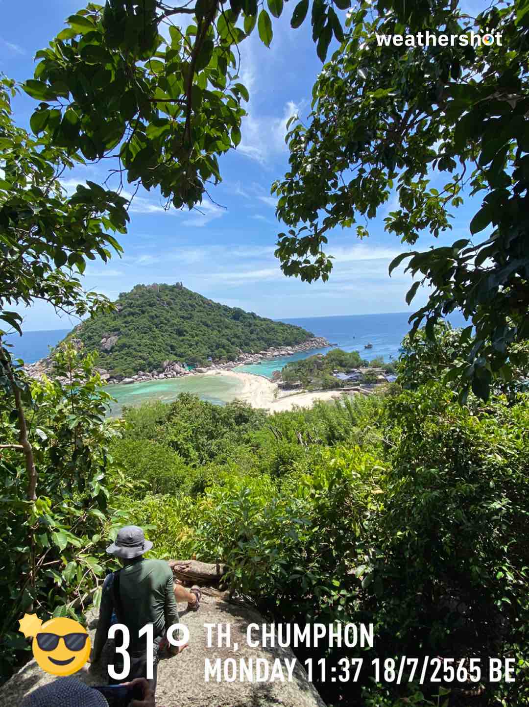 Weather in Ko Tao, 28°C — July 18, 2022 (community photo)