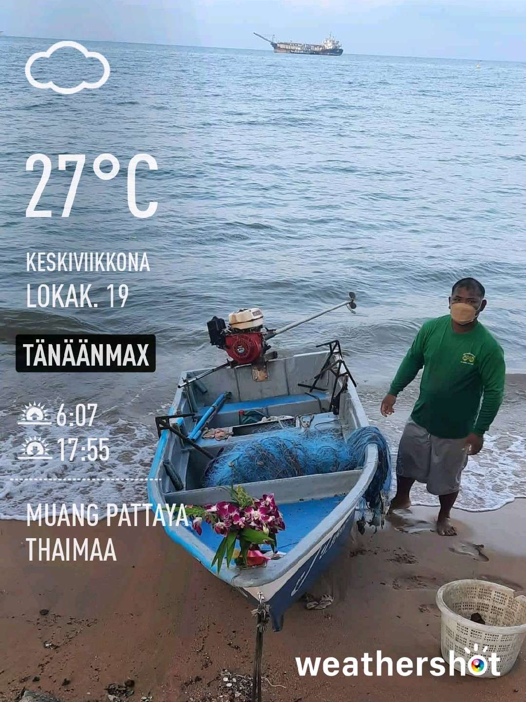 Weather in Pattaya City — October 19, 2022 (community photo)