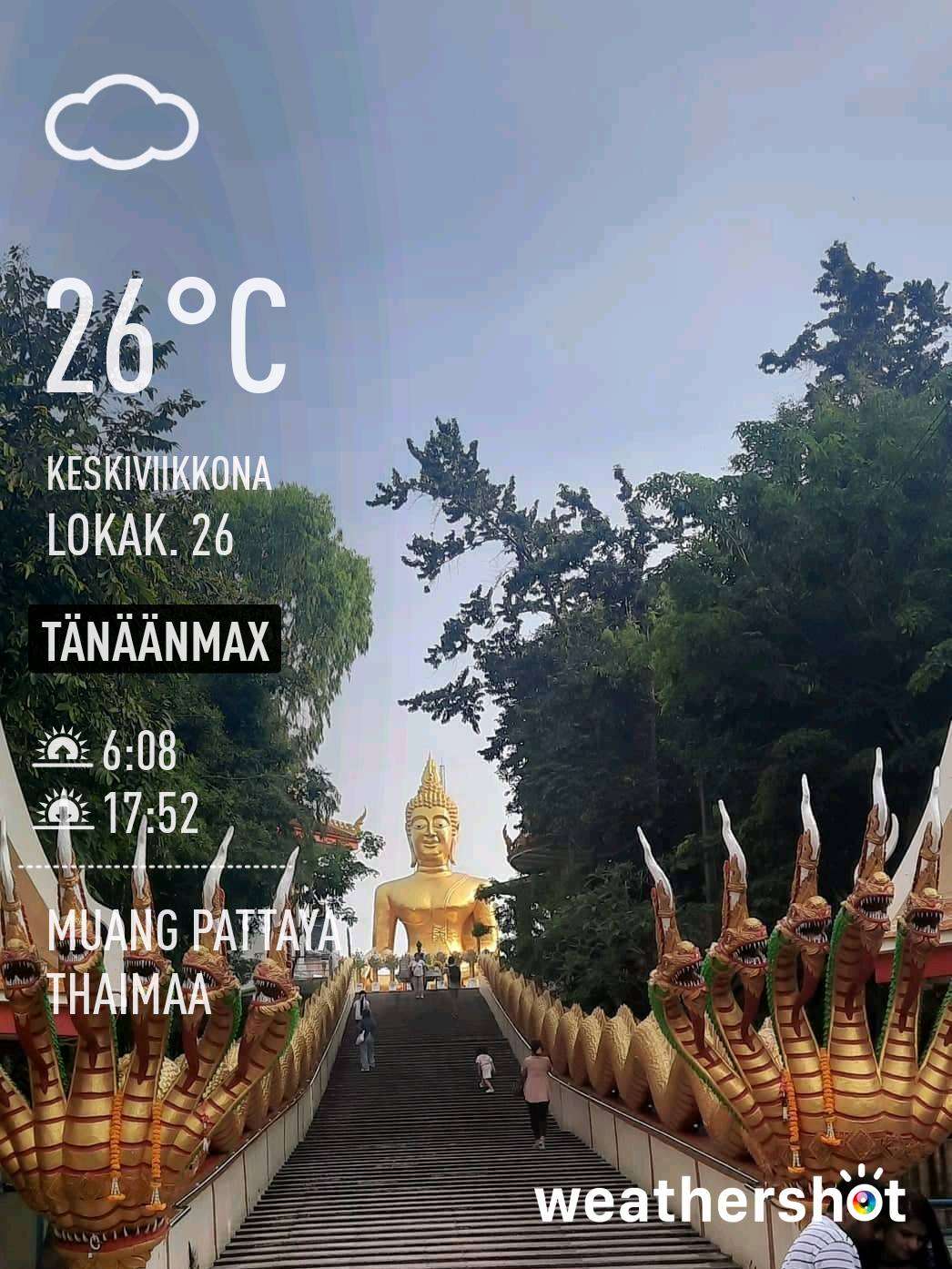 Weather in Pattaya City — October 26, 2022 (community photo)