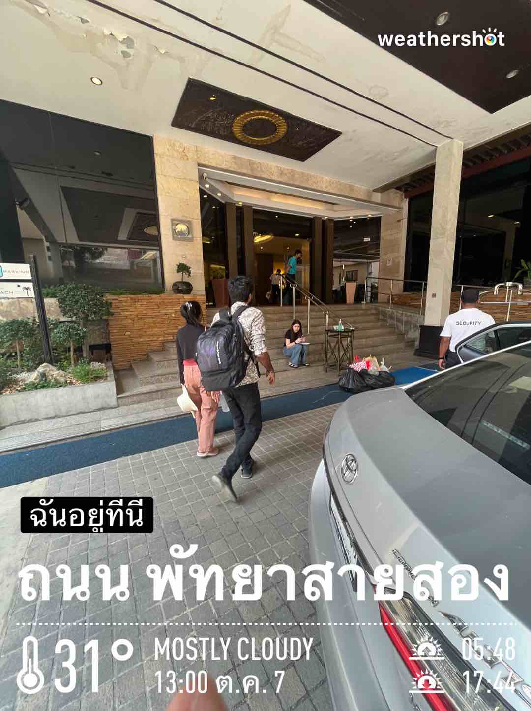Weather in Muang Pattaya, 31°C — October 7, 2024 (community photo)