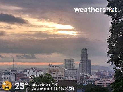 Weather in Pattaya City, 28°C — October 20, 2024 (community photo)