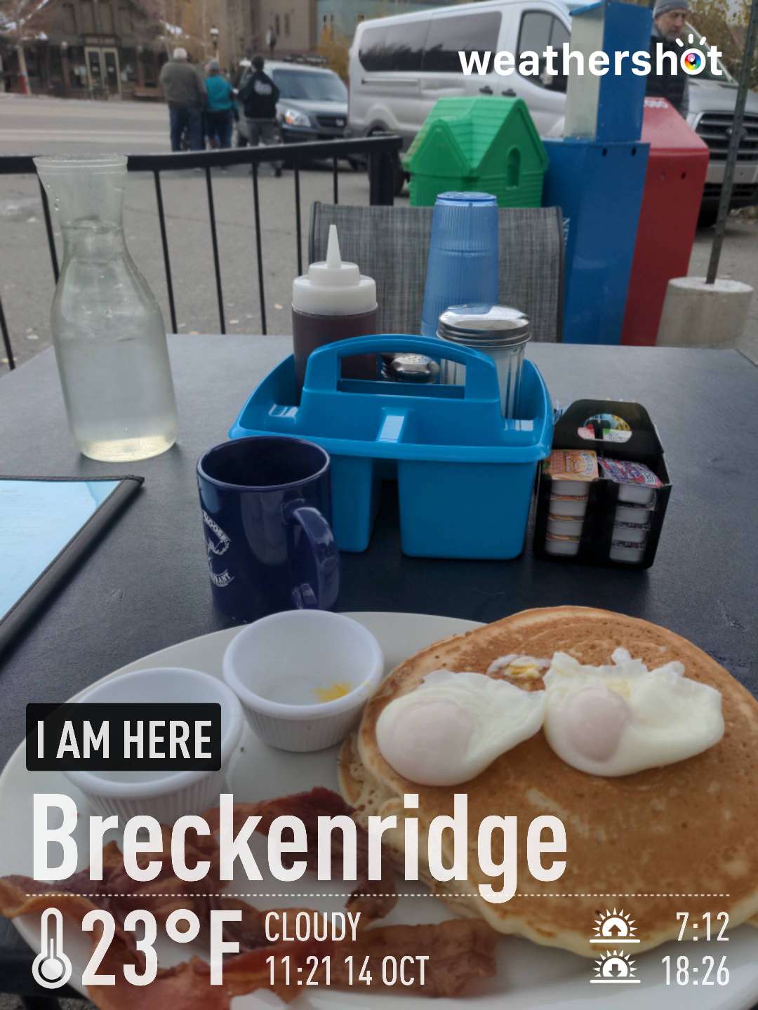 Cloudy weather in Breckenridge, 23°F — October 14, 2021 (community photo)