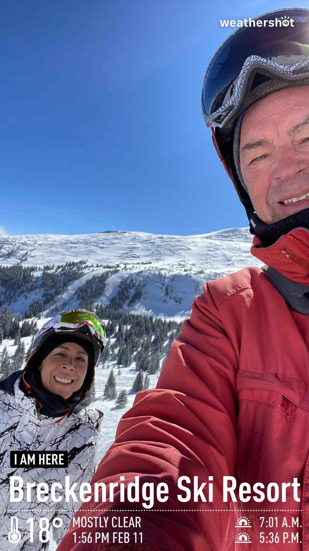 Weather in Breckenridge, 18°F — February 11, 2024 (community photo)