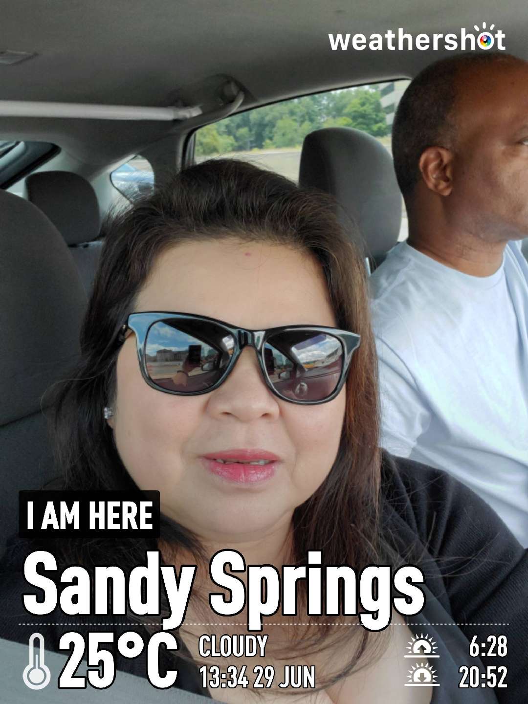 Cloudy weather in Atlanta, 77°F — June 29, 2021 (community photo)