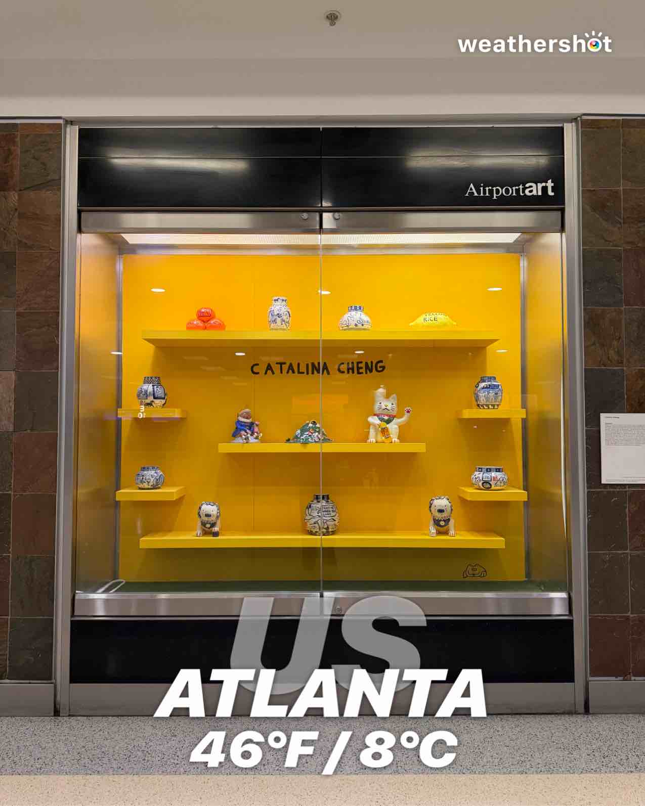 Weather in Atlanta, 46°F — February 12, 2026 (community photo)