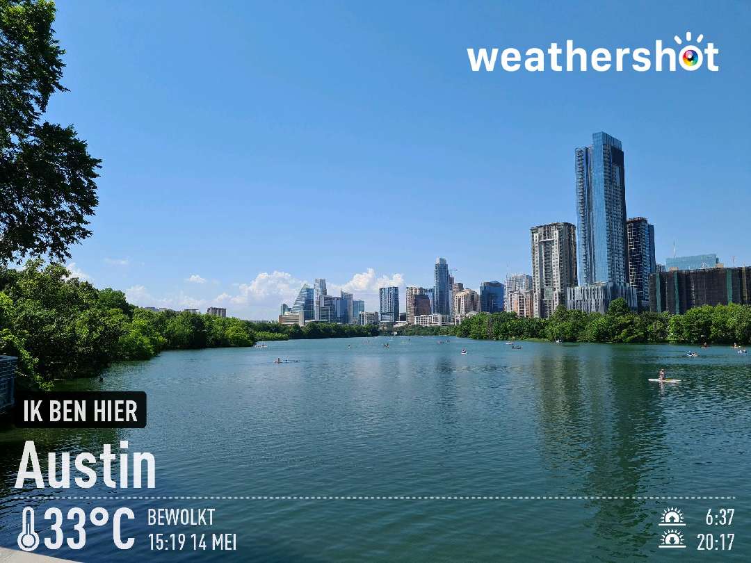 Cloudy weather in Austin, 91°F — May 14, 2022 (community photo)